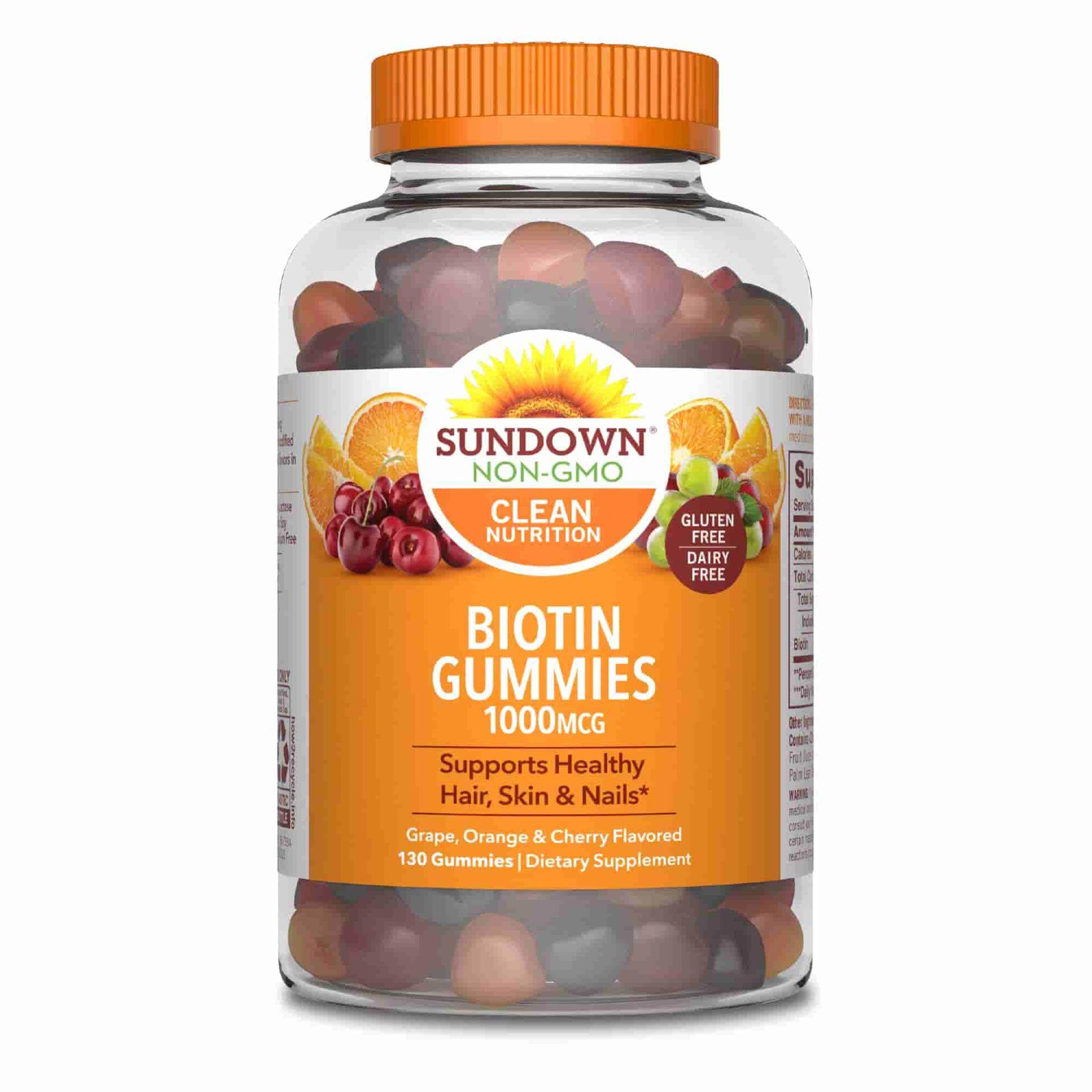 Sundown Naturals Biotin Gummies